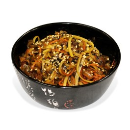 Ramen noodles with duck and mushrooms